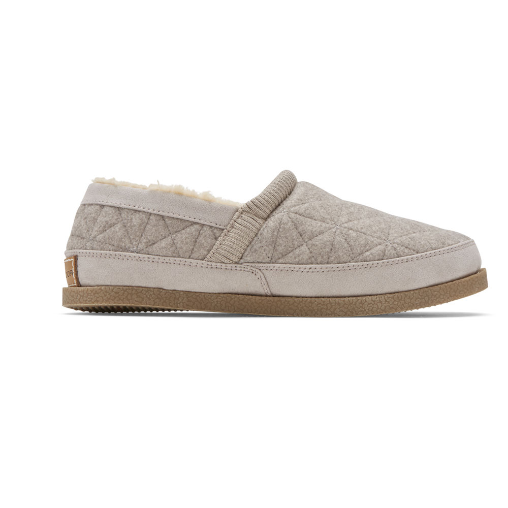 Rockport Slippers For Womens Grey - truTECH Veda Moc - VY9076342